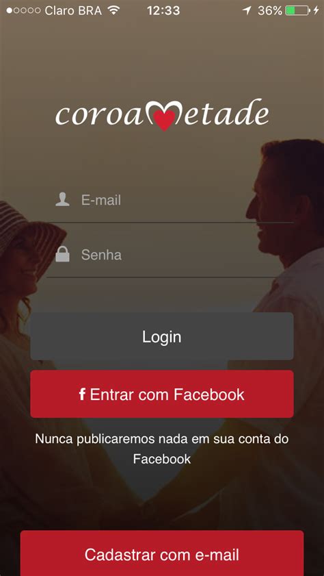 coroalovebet,Coroa Metade. O site de relacionamento para quem está na 